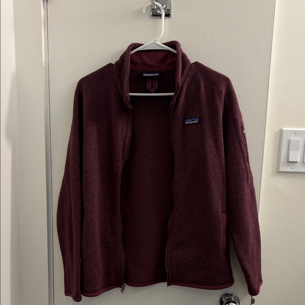 Patagonia Women's Burgundy Zip-Up Jacket